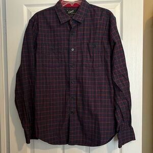 Grayers Clothiers men’s 100% cotton flannel button down shirt size large
